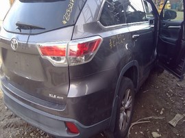 2014 TOYOTA HIGHLANDER, XLE MODEL, 3.5L, AT, FWD.   Z25217